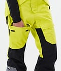 Fawk W Pantaloni Snowboard Donna Bright Yellow/Black/Light Pearl, Immagine 7 di 7