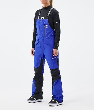 Fawk W Snowboardbukse Dame Cobalt Blue/Black