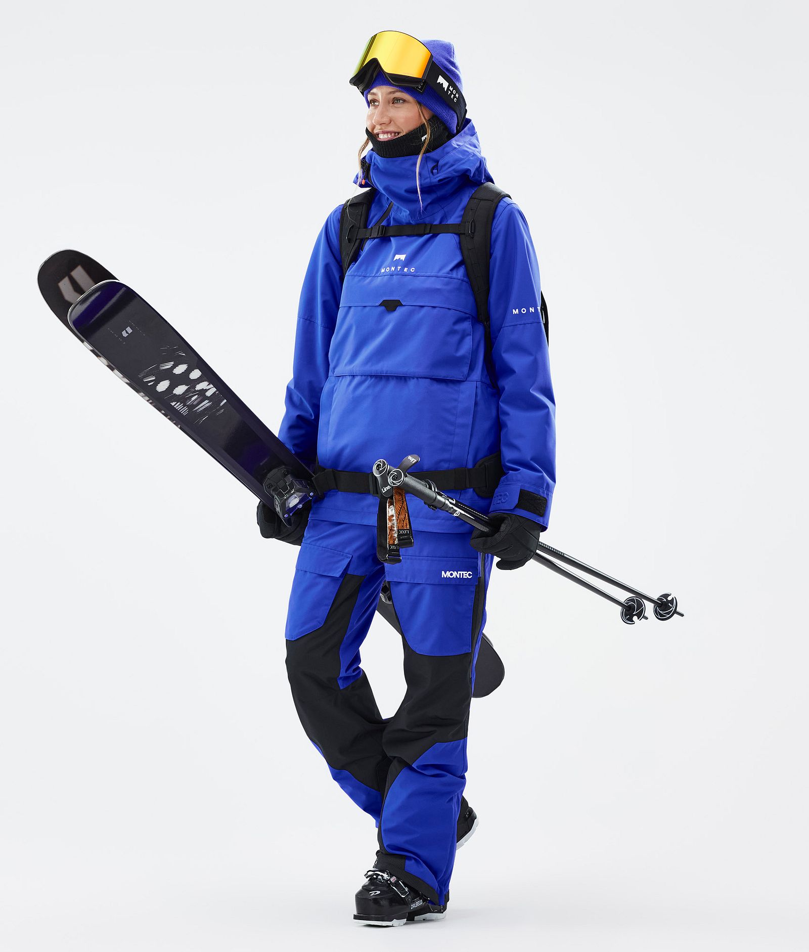 Fawk W Pantalon de Ski Femme Cobalt Blue/Black, Image 2 sur 7