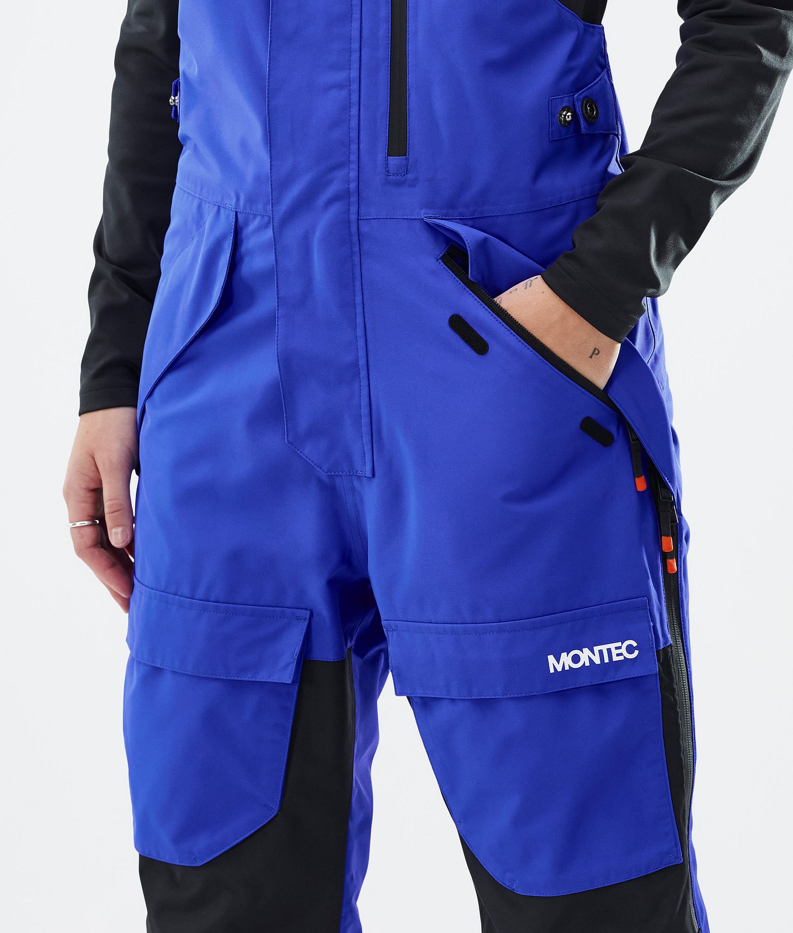 Fawk W Pantaloni Sci Donna Cobalt Blue/Black, Immagine 5 di 7