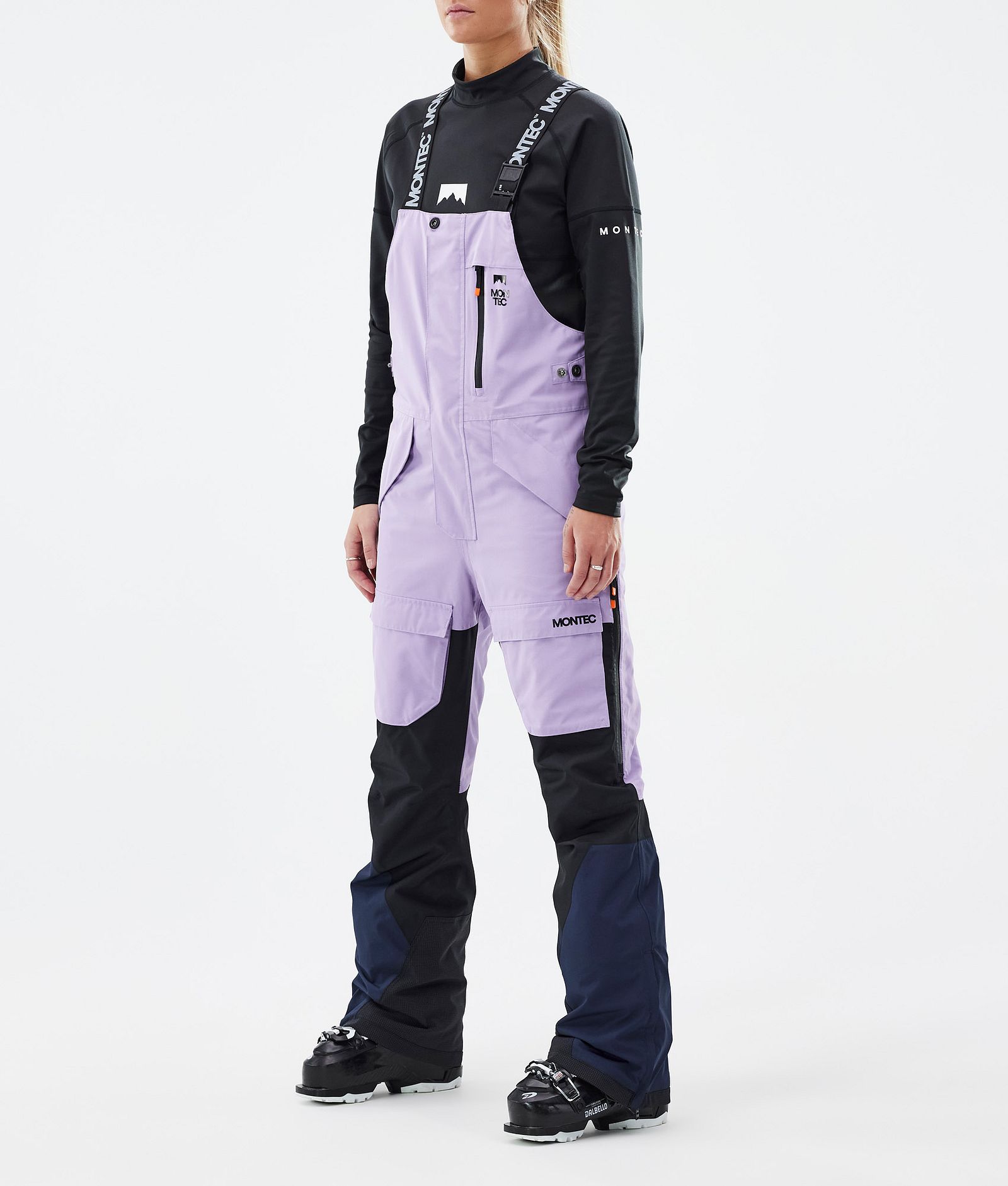 Fawk W Pantaloni Sci Donna Faded Violet/Black/Dark Blue, Immagine 1 di 7