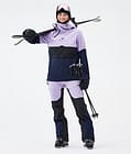 Fawk W Pantalon de Ski Femme Faded Violet/Black/Dark Blue, Image 2 sur 7