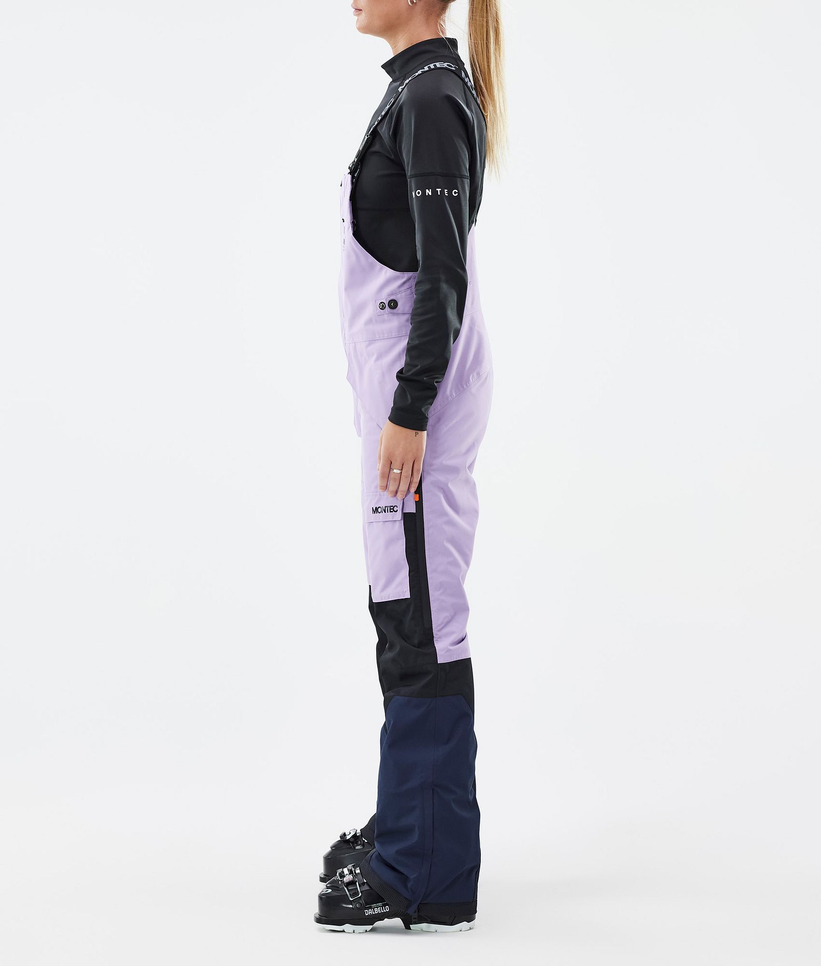 Fawk W Pantalon de Ski Femme Faded Violet/Black/Dark Blue, Image 3 sur 7