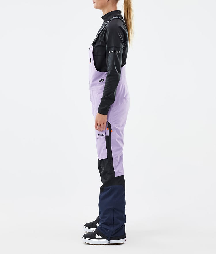 Fawk W Pantaloni Snowboard Donna Faded Violet/Black/Dark Blue, Immagine 3 di 7