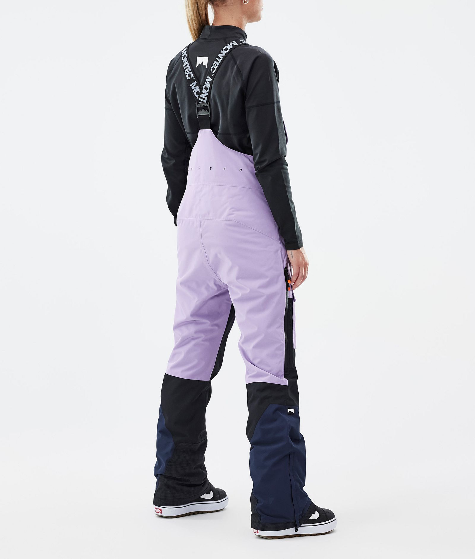 Fawk W Pantaloni Snowboard Donna Faded Violet/Black/Dark Blue, Immagine 4 di 7