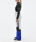 Fawk W Snowboard Pants Women Light Grey/Black/Cobalt Blue