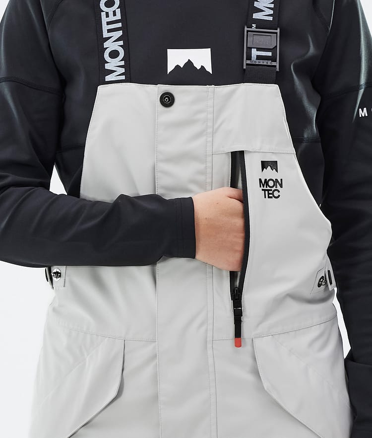 Fawk W Kalhoty na Snowboard Dámské Light Grey/Black/Cobalt Blue, Obrázek 6 z 7