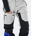 Fawk W Pantalon de Ski Femme Light Grey/Black/Cobalt Blue, Image 7 sur 7