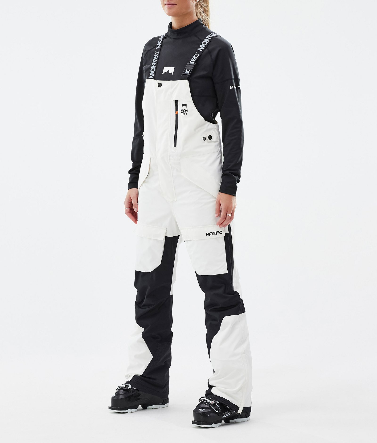 Fawk W Pantalon de Ski Femme Old White/ Black, Image 1 sur 7