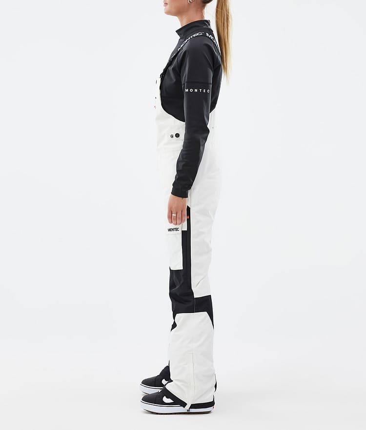 Fawk W Pantalon de Snowboard Femme Old White/ Black, Image 3 sur 7