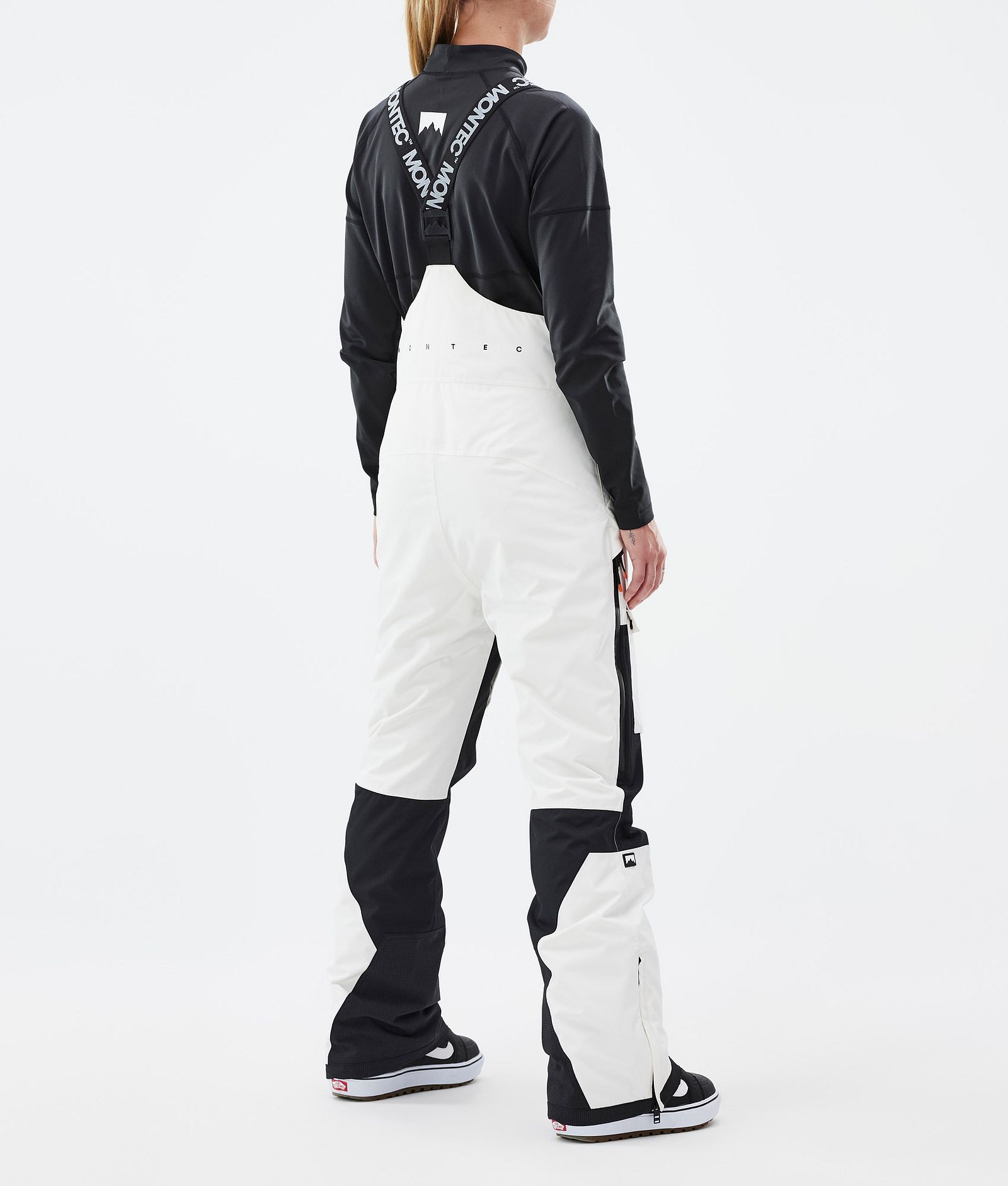 Fawk W Pantalon de Snowboard Femme Old White/ Black, Image 4 sur 7