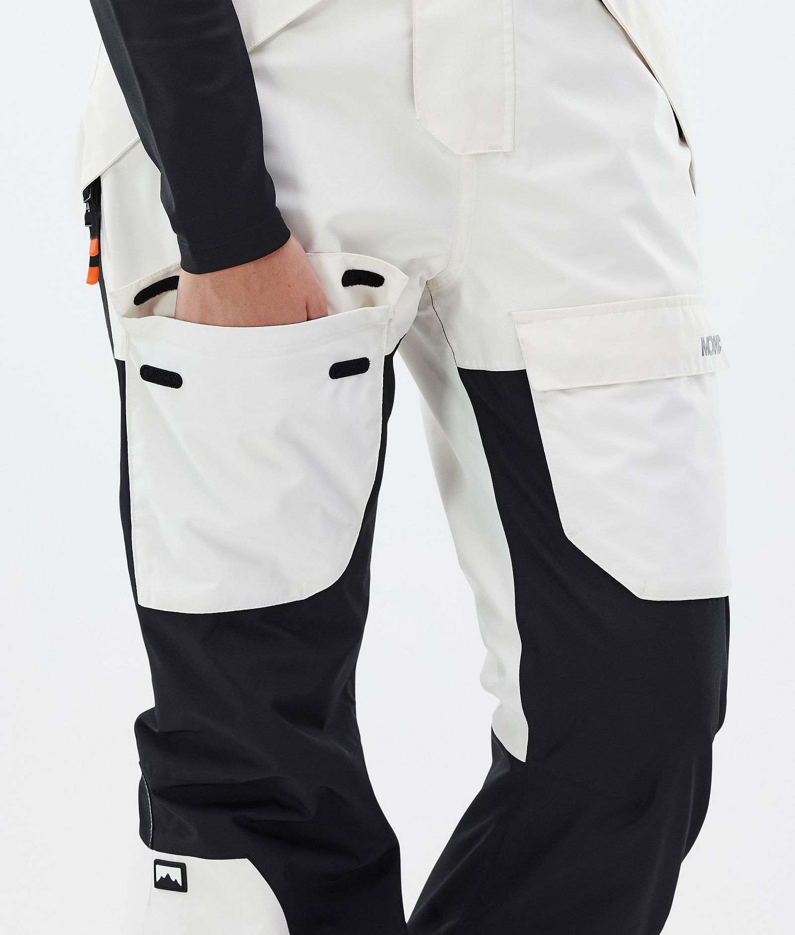 Fawk W Pantalon de Snowboard Femme Old White/ Black, Image 7 sur 7