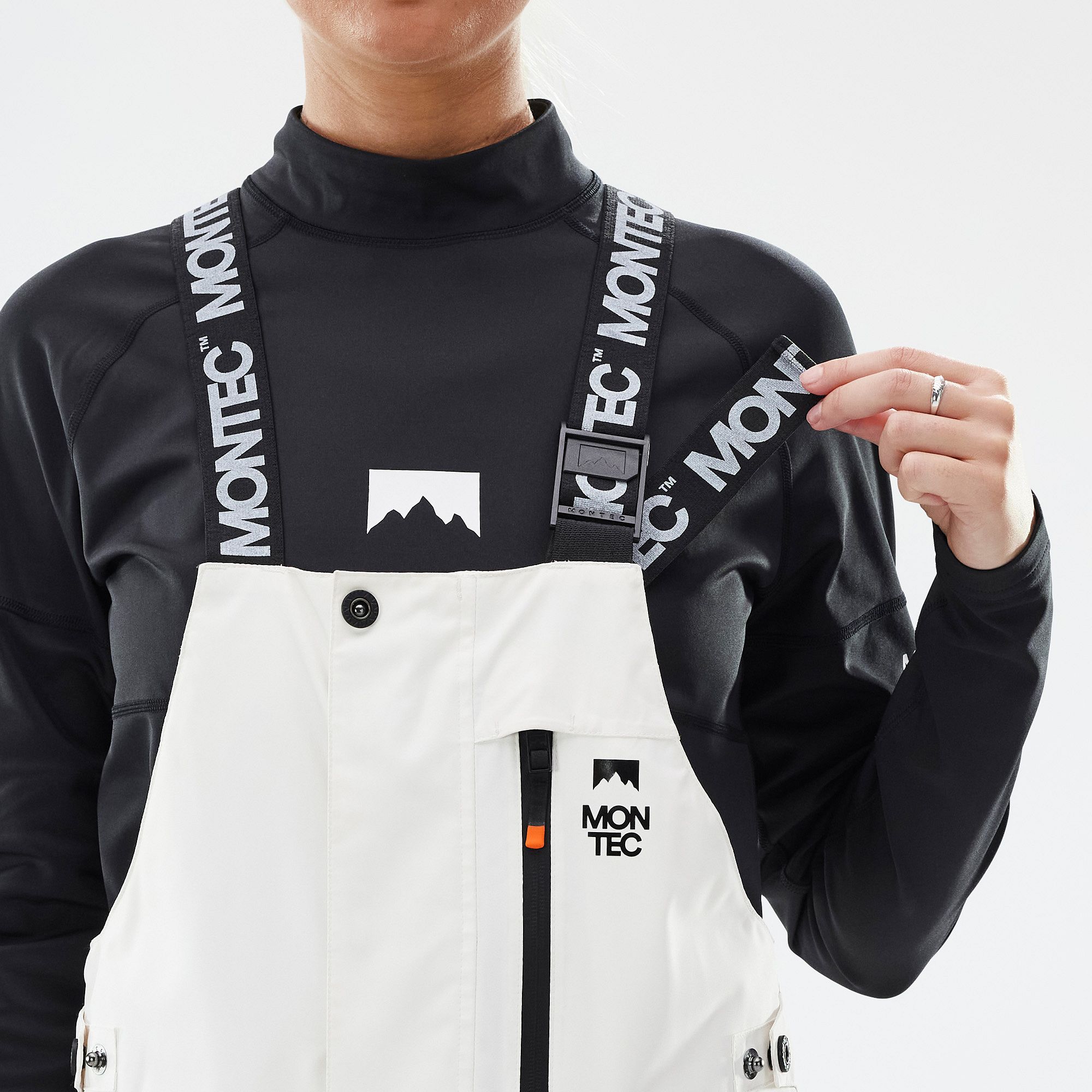 Montec Fawk W Ski Pants Women Old White/ Black | Montecwear.com