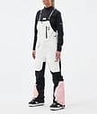 Fawk W Kalhoty na Snowboard Dámské Old White/Black/Soft Pink
