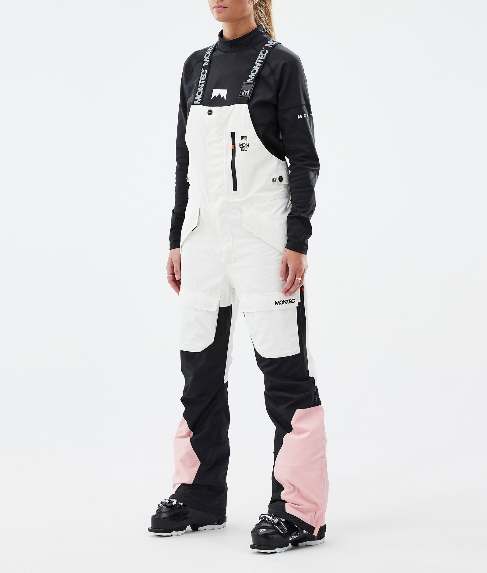 Fawk W Pantaloni Sci Donna Old White/Black/Soft Pink, Immagine 1 di 7