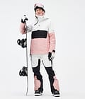 Fawk W Pantaloni Snowboard Donna Old White/Black/Soft Pink, Immagine 2 di 7
