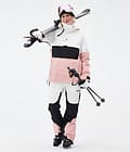 Fawk W Pantalon de Ski Femme Old White/Black/Soft Pink