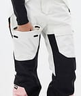 Fawk W Pantalon de Ski Femme Old White/Black/Soft Pink, Image 7 sur 7