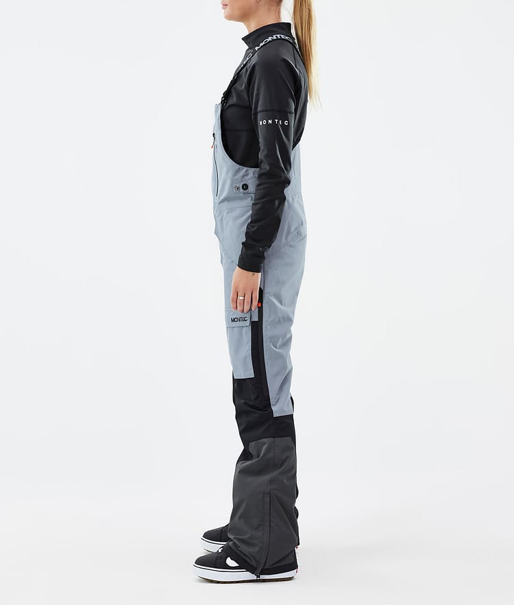 Fawk W Pantalon de Snowboard Femme Soft Blue/Black/Phantom, Image 3 sur 7