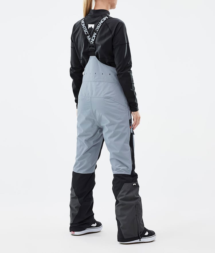 Fawk W Pantalon de Snowboard Femme Soft Blue/Black/Phantom, Image 4 sur 7