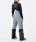 Fawk W Pantalon de Snowboard Femme Soft Blue/Black/Phantom