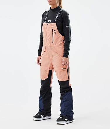 Fawk W Pantaloni Snowboard Donna Faded Peach/Black/Dark Blue