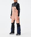 Fawk W Snowboard Bukser Dame Faded Peach/Black/Dark Blue