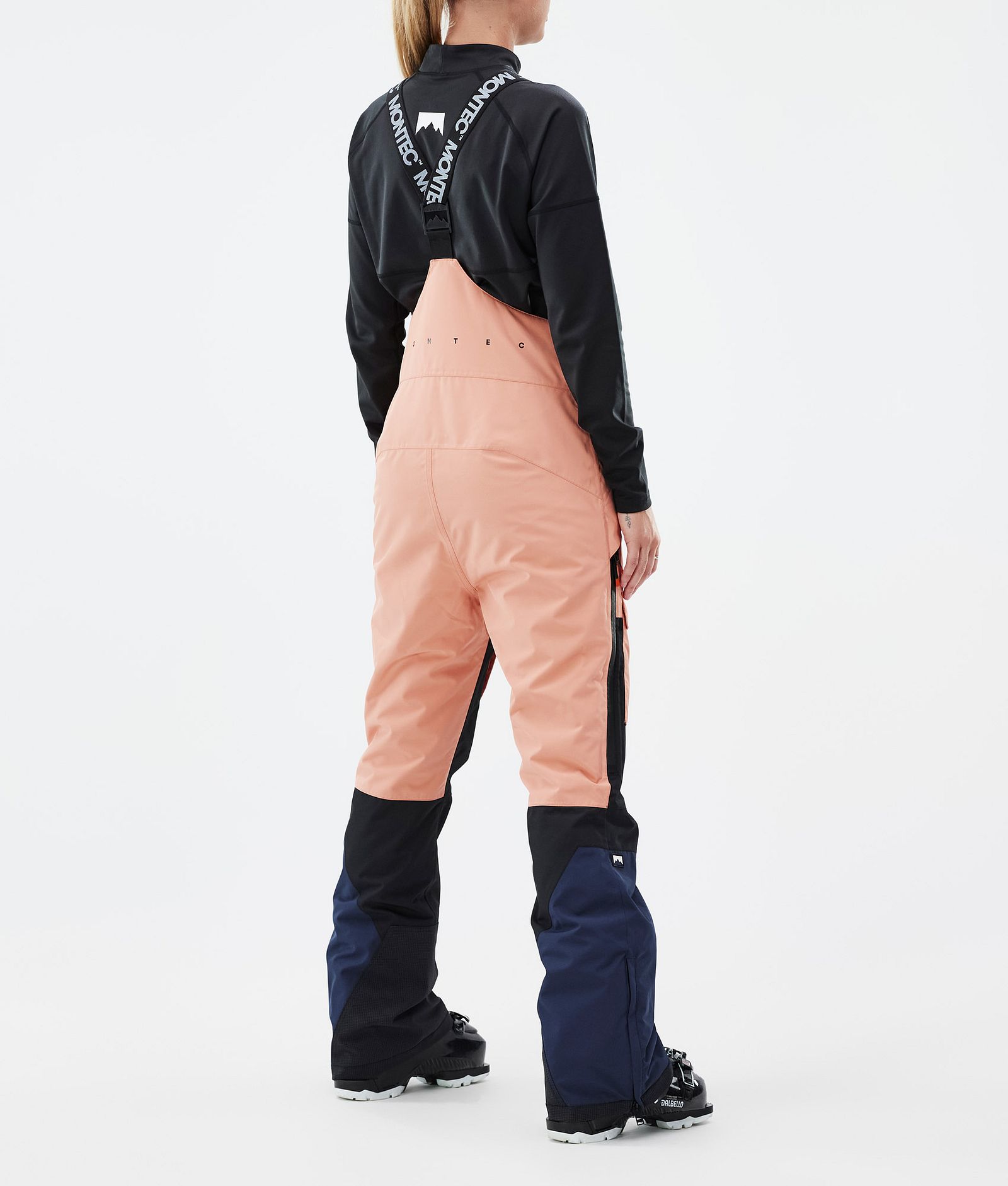 Fawk W Pantaloni Sci Donna Faded Peach/Black/Dark Blue, Immagine 4 di 7