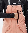 Fawk W Pantalon de Snowboard Femme Faded Peach/Black/Dark Blue, Image 6 sur 7