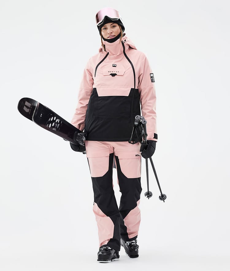 Fawk W Pantalon de Ski Femme Soft Pink/ Black, Image 2 sur 7