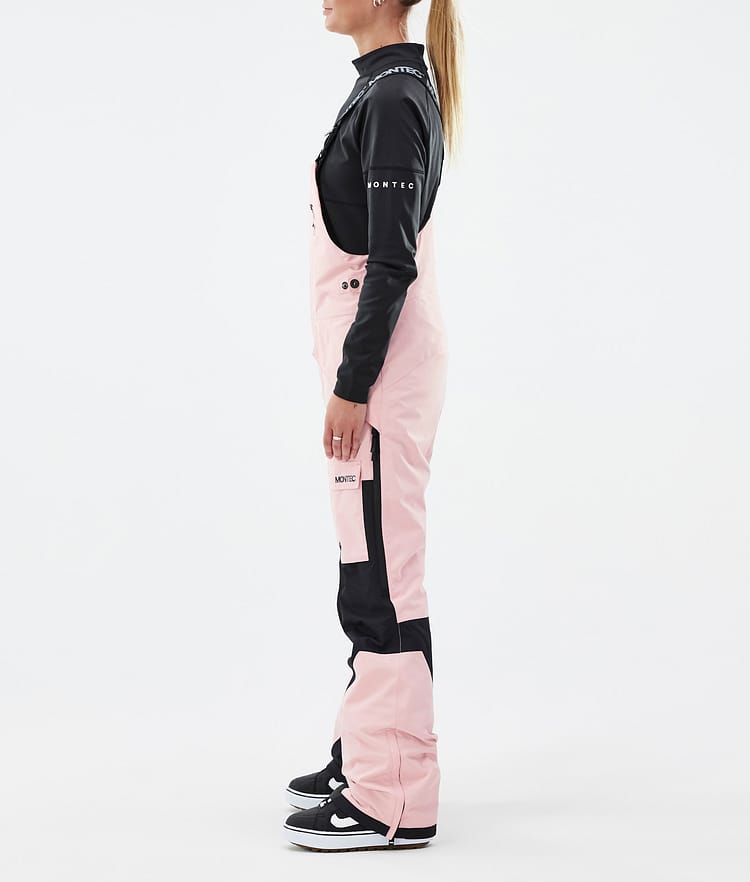 Fawk W Pantalon de Snowboard Femme Soft Pink/ Black, Image 3 sur 7