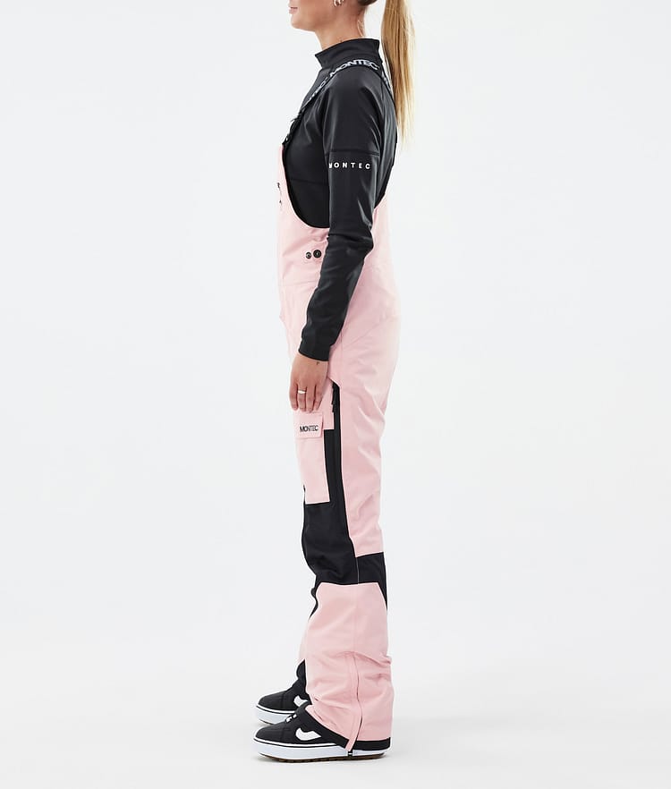 Fawk W Pantaloni Snowboard Donna Soft Pink/ Black, Immagine 3 di 7