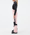 Fawk W Pantalon de Ski Femme Soft Pink/ Black, Image 3 sur 7