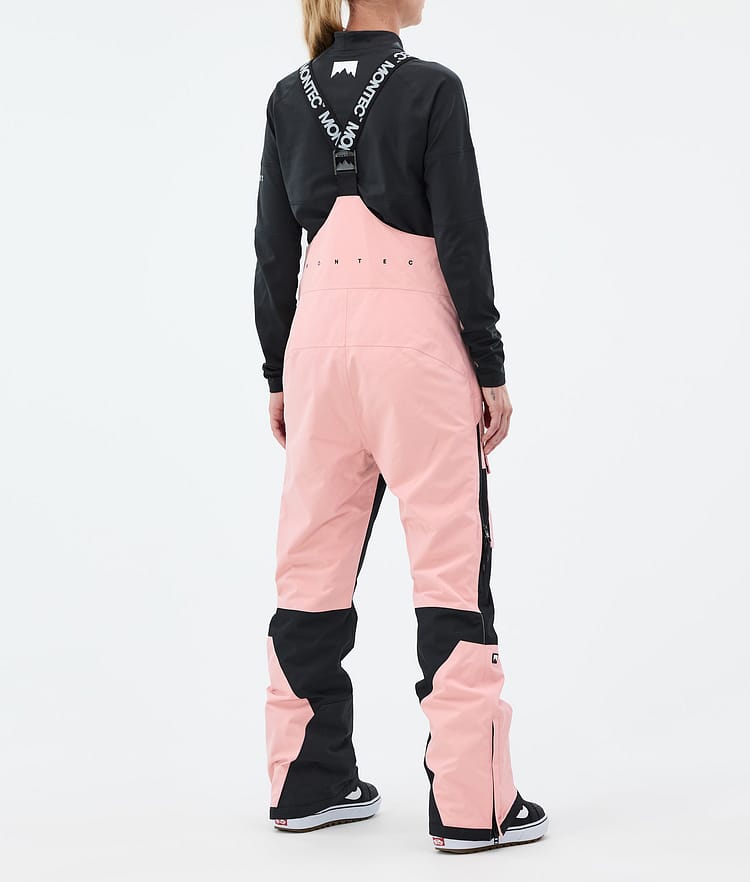 Fawk W Pantalon de Snowboard Femme Soft Pink/ Black, Image 4 sur 7