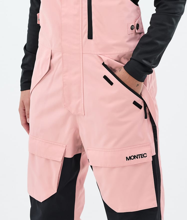 Fawk W Pantalon de Snowboard Femme Soft Pink/ Black, Image 5 sur 7