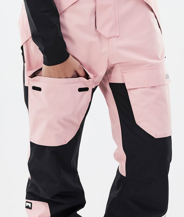 Fawk W Pantalon de Snowboard Femme Soft Pink/ Black, Image 7 sur 7