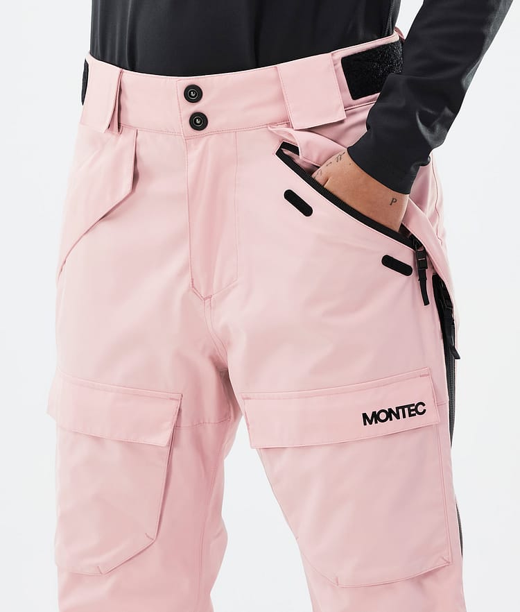 Kirin W Pantalon de Ski Femme Soft Pink, Image 5 sur 6