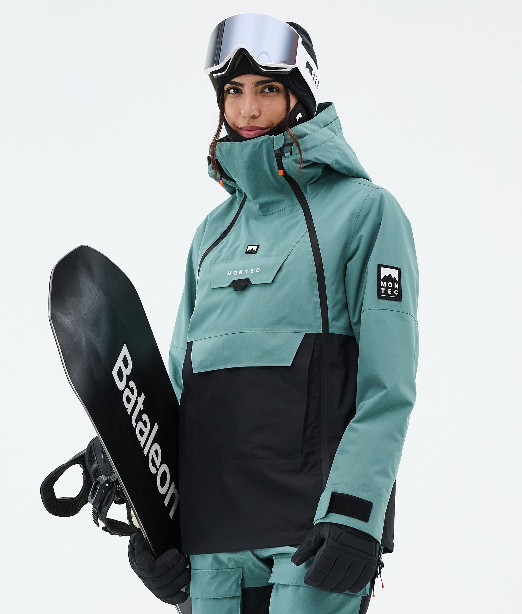 Montec Doom W Snowboard Jacket Women Atlantic/Black | Montecwear.com