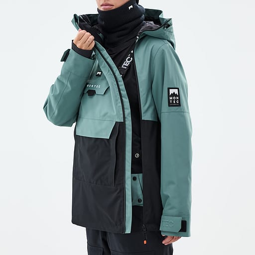 Fermeture éclair frontale asymétrique avec renfort à l'intérieur Image principale des détails du produit,