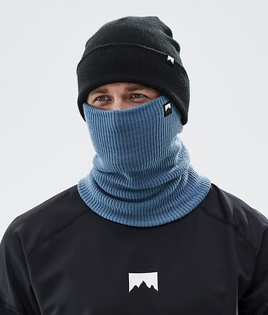 Classic Knitted Schlauchtuch Blue Steel