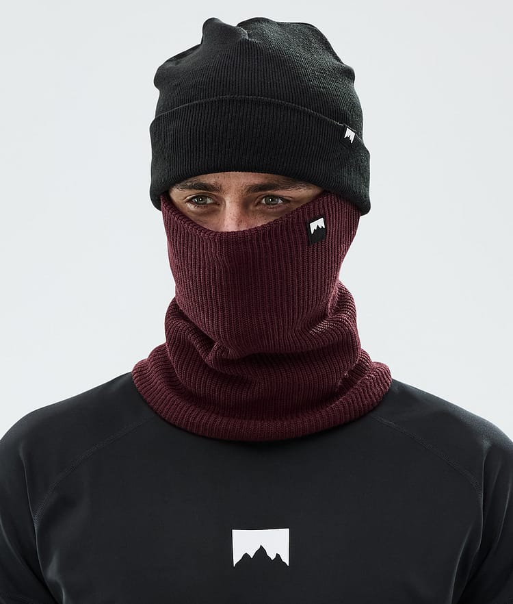 Cache-cou Polaire épais Taille Unique - Coupe-vent Bordeaux, Doublure Douce Pour Ski Et Sport
