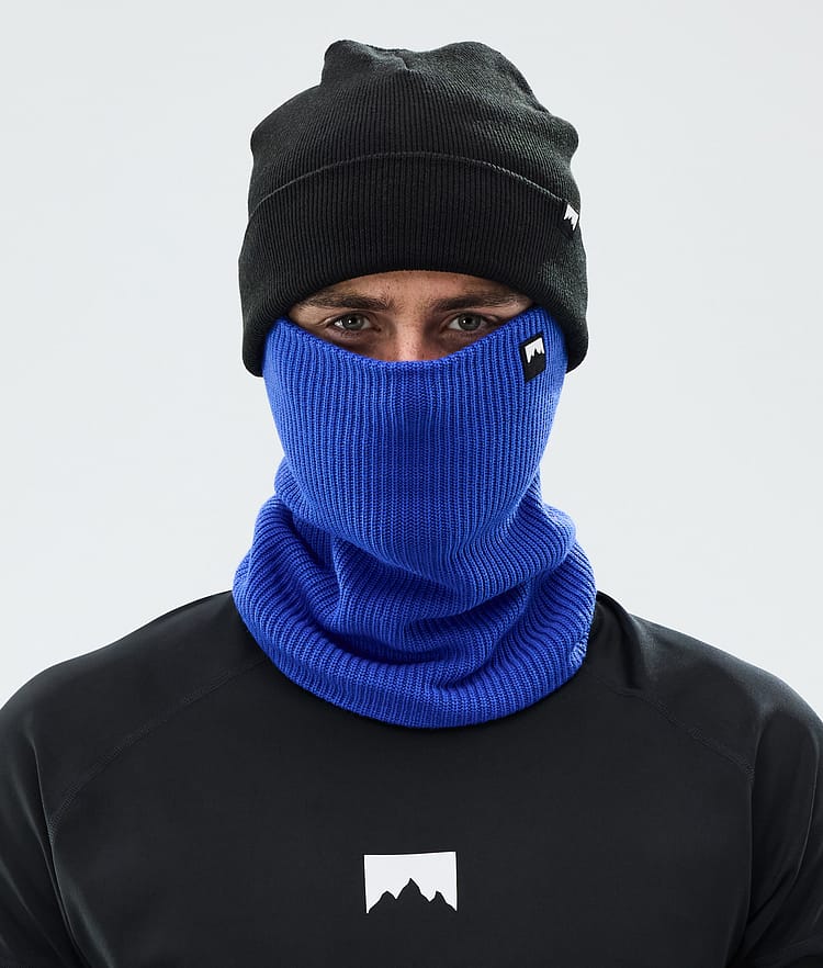 Classic Knitted Tour de cou Cobalt Blue, Image 2 sur 3