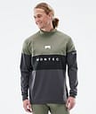 Alpha Camiseta Térmica Hombre Greenish/Black/Phantom