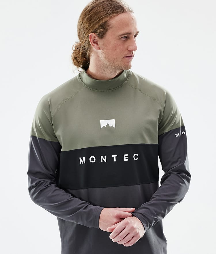 Alpha Maglia Termica Uomo Greenish/Black/Phantom, Immagine 2 di 5