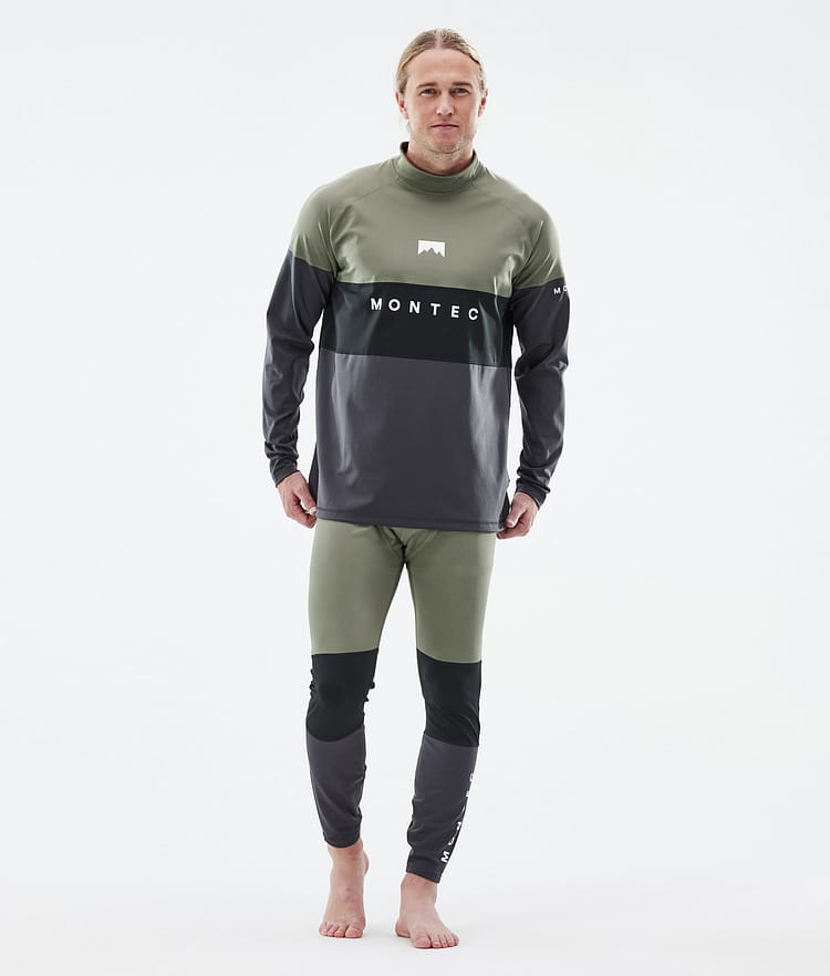 Alpha Maglia Termica Uomo Greenish/Black/Phantom, Immagine 3 di 5