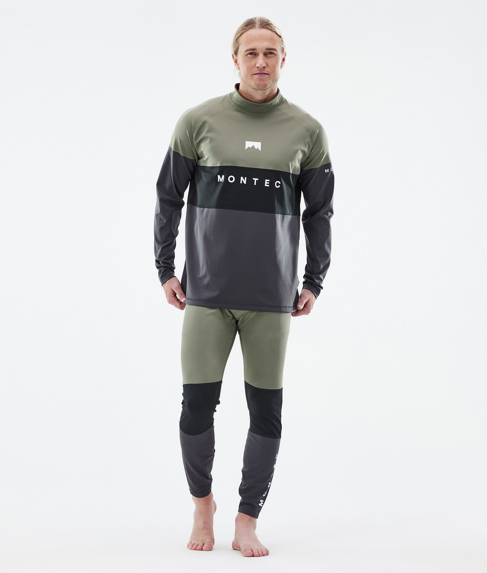 Alpha Maglia Termica Uomo Greenish/Black/Phantom, Immagine 3 di 5