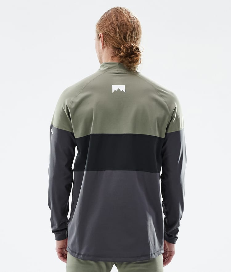 Alpha Maglia Termica Uomo Greenish/Black/Phantom, Immagine 5 di 5
