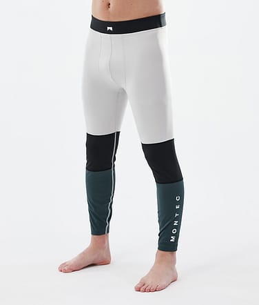 Alpha Base Layer Pant Men Light Grey/Black/Dark Atlantic