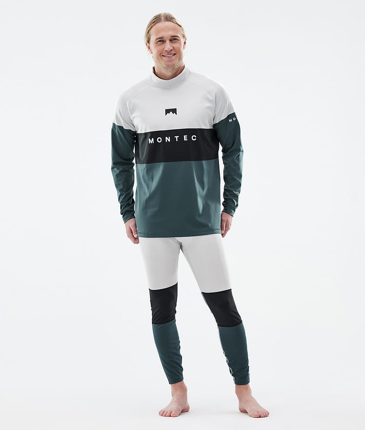 Alpha Pantaloni Termici Uomo Light Grey/Black/Dark Atlantic, Immagine 3 di 7