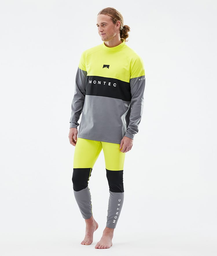 Alpha Base Layer Pant Men Bright Yellow/Black/Light Pearl, Image 3 of 7